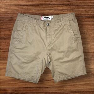 Mountain Khakis Men’s 8” Tan Khaki Shorts. Size 36. Broadway Fit.